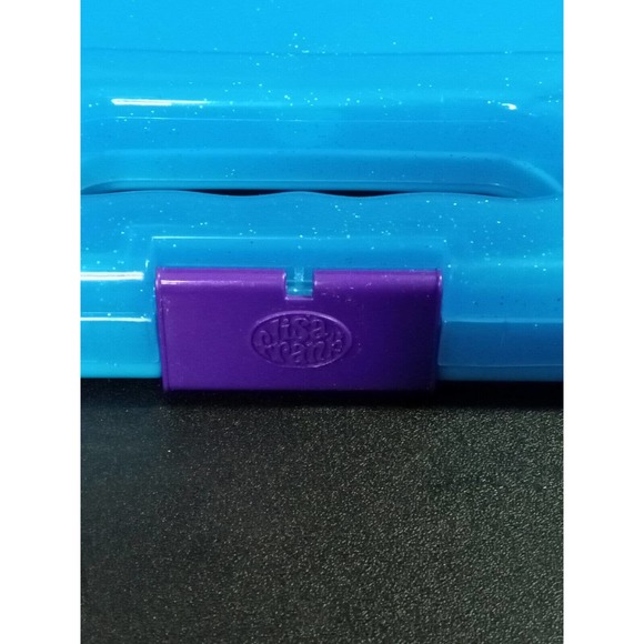 LISA FRANK storage case Hard CLIP BOARD lap board art box Blue Tiger Vintage - Picture 3 of 7